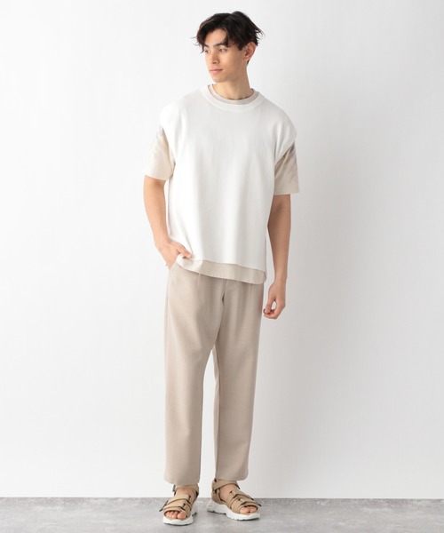 GLOBAL WORK（グローバルワーク）の「抗菌リネン混ニットベスト/940044（ベスト・メンズ・ダークグレー/ホワイト・MEDIUM/LARGE）」の12枚目の写真