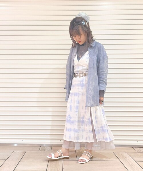 En Punto（エンプント）の「パールフラットサンダル（サンダル・レディース・ホワイト系9/ピンク系9/ブラック系8・M/LL/L/S）」の5枚目の写真