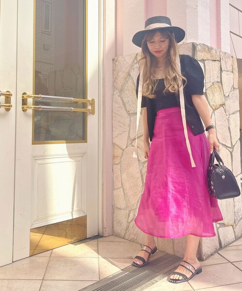 En Punto（エンプント）の「パールフラットサンダル（サンダル・レディース・ホワイト系9/ピンク系9/ブラック系8・M/LL/L/S）」の12枚目の写真