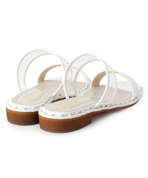 En Punto（エンプント）の「パールフラットサンダル（サンダル・レディース・ホワイト系9/ピンク系9/ブラック系8・M/LL/L/S）」の14枚目の写真