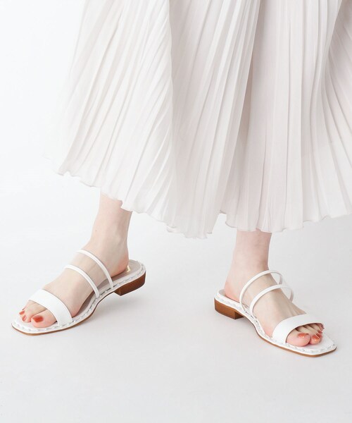 En Punto（エンプント）の「パールフラットサンダル（サンダル・レディース・ホワイト系9/ピンク系9/ブラック系8・M/LL/L/S）」の20枚目の写真