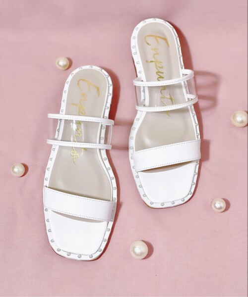 En Punto（エンプント）の「パールフラットサンダル（サンダル・レディース・ホワイト系9/ピンク系9/ブラック系8・M/LL/L/S）」の22枚目の写真