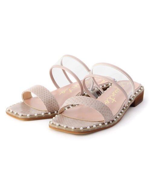 En Punto（エンプント）の「パールフラットサンダル（サンダル・レディース・ホワイト系9/ピンク系9/ブラック系8・M/LL/L/S）」の15枚目の写真