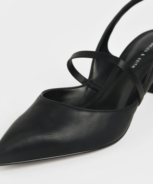 CHARLES & KEITH（チャールズ & キース）の「スカルプチャーヒール スリングバックメリージェーン / Sculptural Heel Slingback Mary Janes（パンプス・レディース・ブラック/グレー/オフホワイト・22.5cm/23cm/23.5cm/24.5cm/25cm/25.5cm）」の12枚目の写真