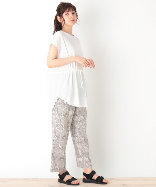 Cutie Blonde（キューティーブロンド）の「◆【S-L】ニュアンス柄イージーパンツ（その他パンツ・レディース・ライトグリーン系/ブルー系3/ピンク系その他・02/01/03）」の6枚目の写真