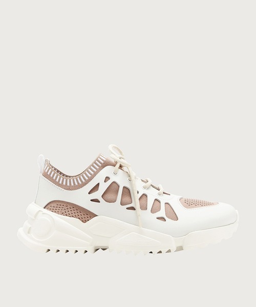 FERRAGAMO(フェラガモ)の「スニーカー(スニーカー・レディース・ホワイト×ピンク・6/6.5/5/7/7.5/5.5)」の1枚目の写真