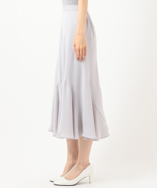 Feroux（フェルゥ）の「【洗える】マットサテン スカート（スカート・レディース・グレー系/ベージュ系/スカイブルー系・2）」の15枚目の写真