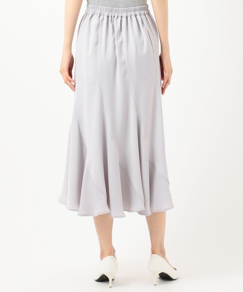 Feroux（フェルゥ）の「【洗える】マットサテン スカート（スカート・レディース・グレー系/ベージュ系/スカイブルー系・2）」の13枚目の写真