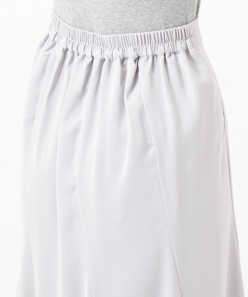 Feroux（フェルゥ）の「【洗える】マットサテン スカート（スカート・レディース・グレー系/ベージュ系/スカイブルー系・2）」の17枚目の写真