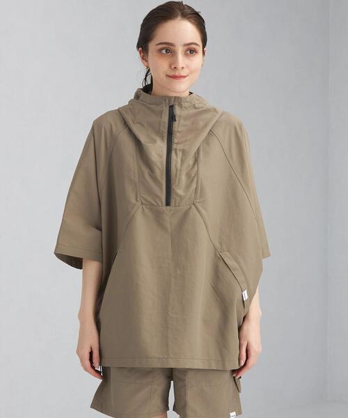 green label relaxing（グリーンレーベルリラクシング）の「＜ Tanacana (タナカーナ) ＞アノラック ポンチョ アウター－撥水加工ー（その他アウター・レディース・ベージュ/モカ・FREE）」の3枚目の写真