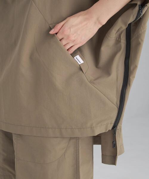 green label relaxing（グリーンレーベルリラクシング）の「＜ Tanacana (タナカーナ) ＞アノラック ポンチョ アウター－撥水加工ー（その他アウター・レディース・ベージュ/モカ・FREE）」の9枚目の写真