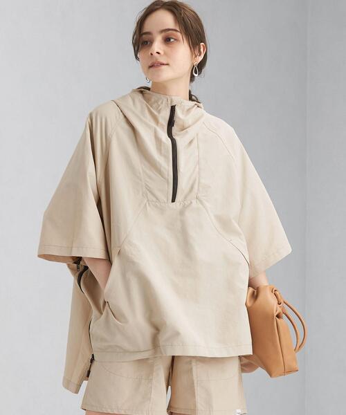 green label relaxing（グリーンレーベルリラクシング）の「＜ Tanacana (タナカーナ) ＞アノラック ポンチョ アウター－撥水加工ー（その他アウター・レディース・ベージュ/モカ・FREE）」の18枚目の写真