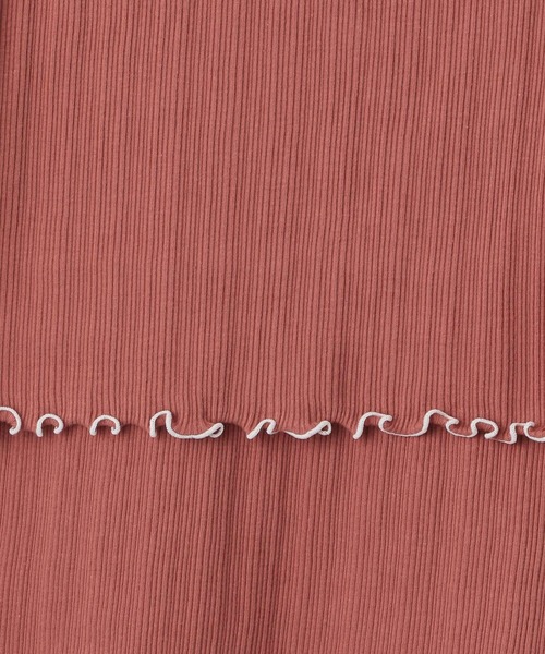 Heather(ヘザー)の「ムジガラテレコカーデキャミセット 952087(Tシャツ/カットソー・レディース・ホワイト/ブラック/オレンジ/グリーン/ホワイト系その他/ブラック系その他/ベージュ系その他・FREE)」の9枚目の写真