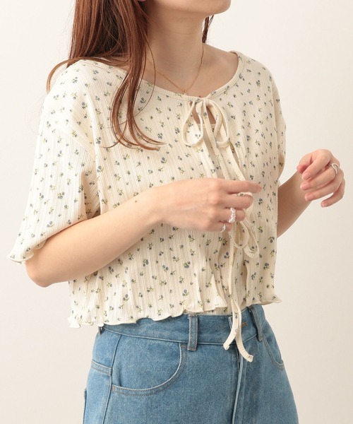 Heather(ヘザー)の「ムジガラテレコカーデキャミセット 952087(Tシャツ/カットソー・レディース・ホワイト/ブラック/オレンジ/グリーン/ホワイト系その他/ブラック系その他/ベージュ系その他・FREE)」の11枚目の写真