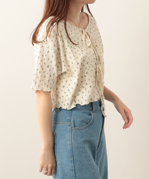 Heather(ヘザー)の「ムジガラテレコカーデキャミセット 952087(Tシャツ/カットソー・レディース・ホワイト/ブラック/オレンジ/グリーン/ホワイト系その他/ブラック系その他/ベージュ系その他・FREE)」の13枚目の写真