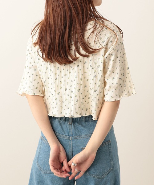 Heather(ヘザー)の「ムジガラテレコカーデキャミセット 952087(Tシャツ/カットソー・レディース・ホワイト/ブラック/オレンジ/グリーン/ホワイト系その他/ブラック系その他/ベージュ系その他・FREE)」の14枚目の写真