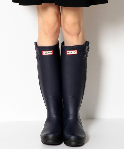 HUNTER（ハンター）の「ハンター/Original Slim Two Tone（レインシューズ・レディース・ネイビー・24cm/25cm/23cm）」の3枚目の写真