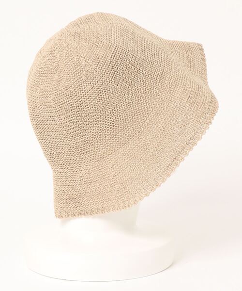 LE MORE（リモア）の「ペーパーバケットハット（ハット・レディース・ベージュ/ブラウン・FREE）」の3枚目の写真