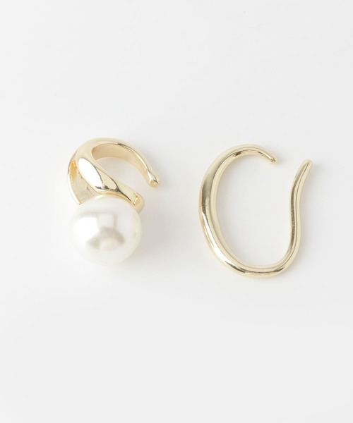 SMELLY（スメリー）の「2セットイヤカフ（イヤーカフ・レディース・ゴールド・-）」の2枚目の写真