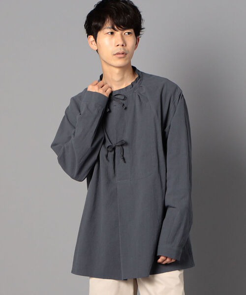 GLOSTER（グロスター）の「アーミーシャツ マウンテンスモック（シャツ/ブラウス・メンズ・オリーブ/ナチュラル/ブルーグレー・M/L）」の15枚目の写真