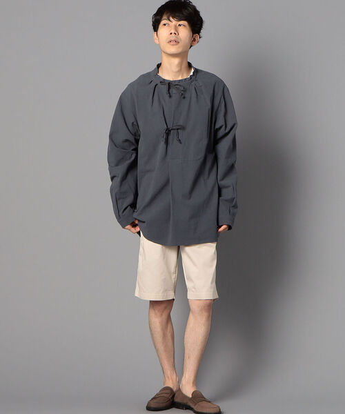 GLOSTER（グロスター）の「アーミーシャツ マウンテンスモック（シャツ/ブラウス・メンズ・オリーブ/ナチュラル/ブルーグレー・M/L）」の11枚目の写真