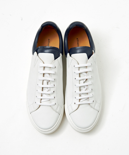 alfredoBANNISTER(アルフレッドバニスター)の「切替クッションレザースニーカー(スニーカー・メンズ・ホワイト/シルバー/ブラック・40/41/43/44/42)」の12枚目の写真