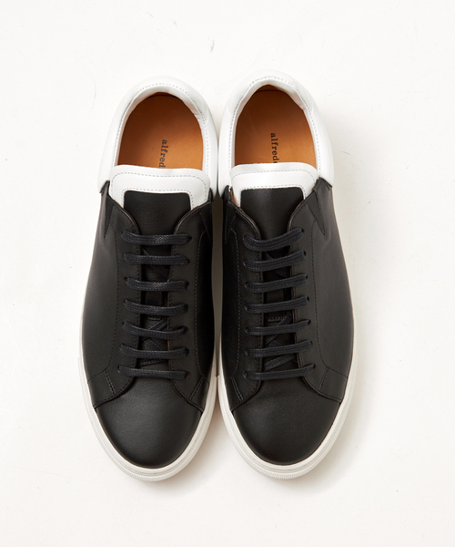 alfredoBANNISTER(アルフレッドバニスター)の「切替クッションレザースニーカー(スニーカー・メンズ・ホワイト/シルバー/ブラック・40/41/43/44/42)」の13枚目の写真