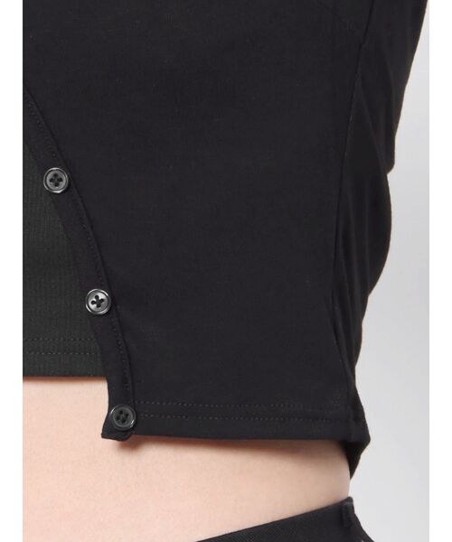 EVRIS（エヴリス）の「レイヤードショートTEE（Tシャツ/カットソー・レディース・ブラック/ピンク/グリーン・FREE）」の20枚目の写真