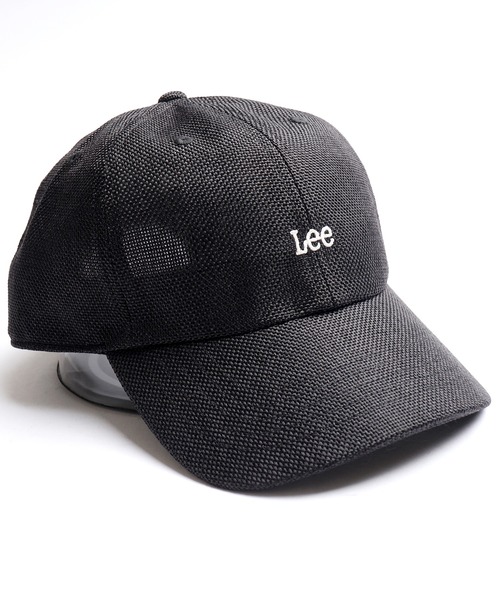 Lee(リー)の「LOW CAP P SHEET ローキャップ ポリエステルシート(キャップ・メンズ・ブラック/ベージュ/ピンク・FREE)」の2枚目の写真