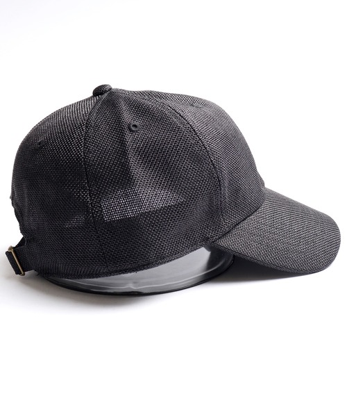 Lee(リー)の「LOW CAP P SHEET ローキャップ ポリエステルシート(キャップ・メンズ・ブラック/ベージュ/ピンク・FREE)」の4枚目の写真