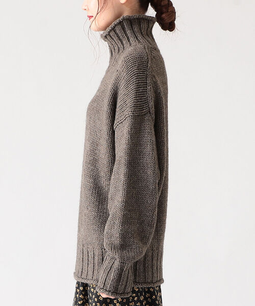 B:MING by BEAMS(ビーミングバイビームス)の「B:MING by BEAMS / エドワード オフネック プルオーバー 21AW(ニット/セーター・レディース・オリーブ/ピンク/モカ/ライトベージュ・ONE SIZE)」の14枚目の写真