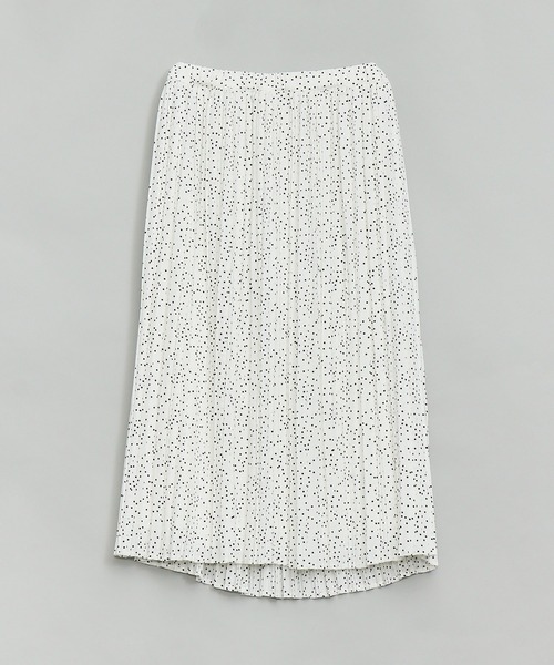AS KNOW AS de base（アズノゥアズドゥバズ）の「ドドットプリプリスカート（スカート・レディース・オフホワイト/ブラック・FREE）」の6枚目の写真