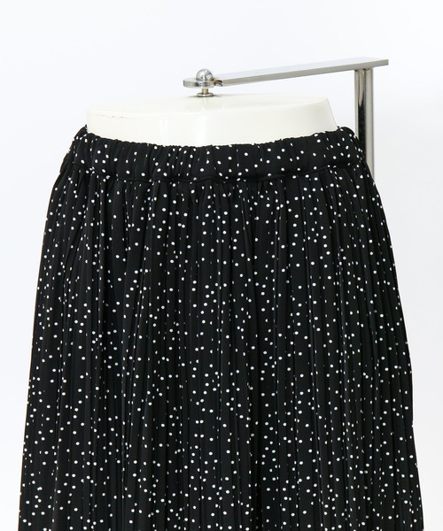 AS KNOW AS de base（アズノゥアズドゥバズ）の「ドドットプリプリスカート（スカート・レディース・オフホワイト/ブラック・FREE）」の11枚目の写真