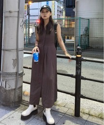 ノースリフレアワンピース