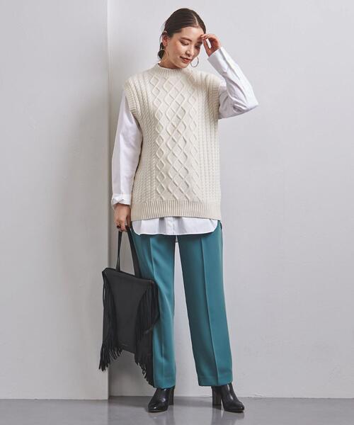 UNITED ARROWS ケーブルニット　UWSC W/N ケーブル ベスト UNITED ARROWS（ユナイテッドアローズ）の「UWSC W/N ケーブル