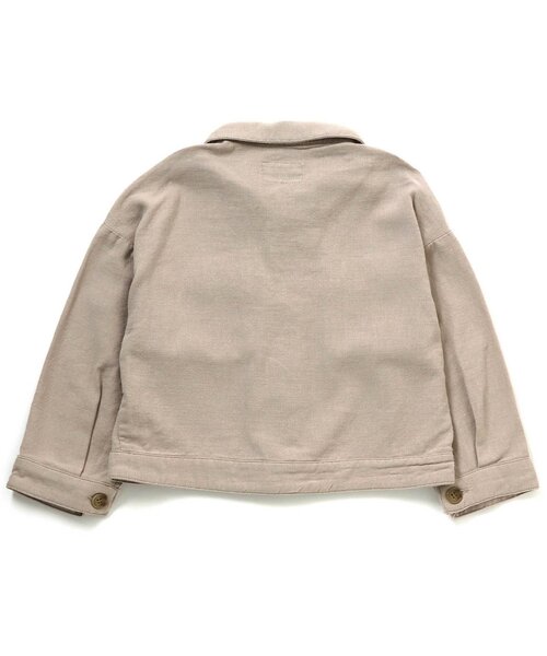 apres les cours(アプレレクール)の「ビッグポケットブルゾン(ブルゾン・キッズ・ベージュ/ブルー・100/120/110/140/80/130/90)」の8枚目の写真