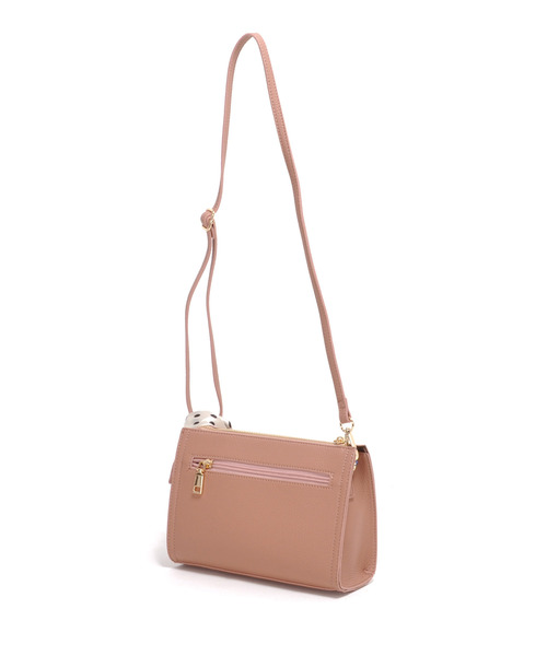 cache cache（カシュ カシュ）の「カシュカシュ cachecache / WEB限定スカーフ付ボックスショルダー（ショルダーバッグ・レディース・ブラック/グレー/レッド/ピンク/グリーン/マスタード/ダークベージュ・FREE）」の9枚目の写真