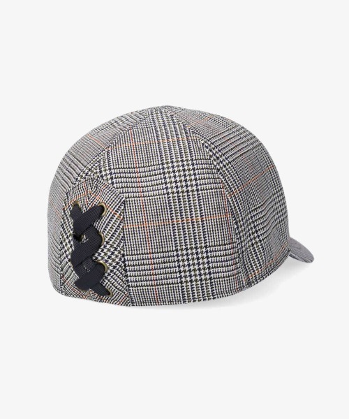 Chapeau d' O(シャポードオー)の「Chapeau d' O Check Lace-up Cap(キャップ・レディース・グレー/ブラウン/グリーン・57cm)」の11枚目の写真