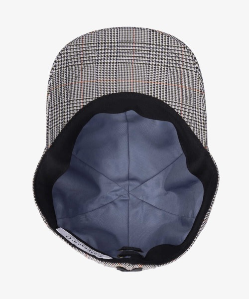 Chapeau d' O(シャポードオー)の「Chapeau d' O Check Lace-up Cap(キャップ・レディース・グレー/ブラウン/グリーン・57cm)」の9枚目の写真