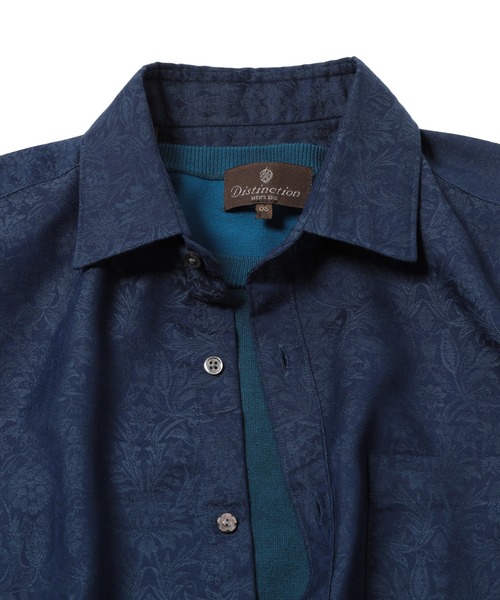 MEN'S BIGI（メンズビギ）の「＜LIBERTY(リバティー)＞バロック調フラワージャガードシャツ（シャツ/ブラウス・メンズ・ブラック/ネイビー/グレー・01/02/03/04）」の11枚目の写真