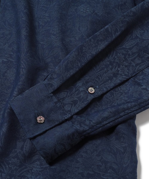 MEN'S BIGI（メンズビギ）の「＜LIBERTY(リバティー)＞バロック調フラワージャガードシャツ（シャツ/ブラウス・メンズ・ブラック/ネイビー/グレー・01/02/03/04）」の14枚目の写真