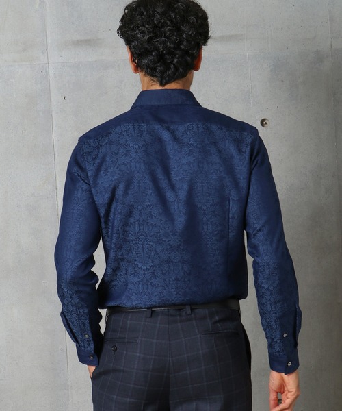 MEN'S BIGI（メンズビギ）の「＜LIBERTY(リバティー)＞バロック調フラワージャガードシャツ（シャツ/ブラウス・メンズ・ブラック/ネイビー/グレー・01/02/03/04）」の15枚目の写真