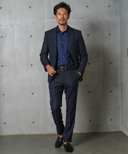 MEN'S BIGI（メンズビギ）の「＜LIBERTY(リバティー)＞バロック調フラワージャガードシャツ（シャツ/ブラウス・メンズ・ブラック/ネイビー/グレー・01/02/03/04）」の18枚目の写真