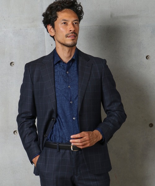 MEN'S BIGI（メンズビギ）の「＜LIBERTY(リバティー)＞バロック調フラワージャガードシャツ（シャツ/ブラウス・メンズ・ブラック/ネイビー/グレー・01/02/03/04）」の21枚目の写真