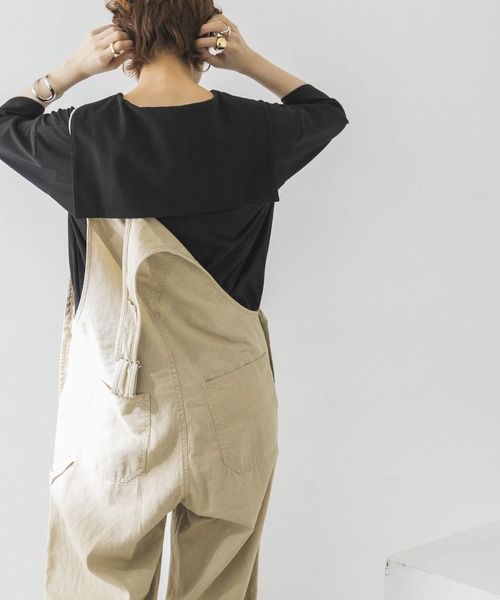 URBAN RESEARCH（アーバンリサーチ）の「セーラーカラーカットソー（Tシャツ/カットソー・レディース・ブラック/オフホワイト/グリーン・FREE）」の3枚目の写真