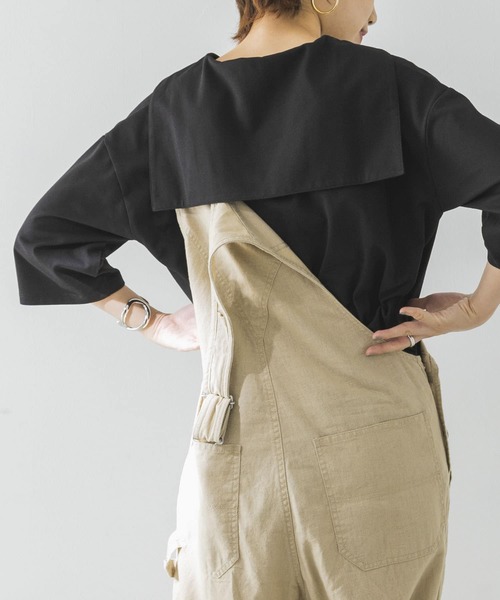 URBAN RESEARCH（アーバンリサーチ）の「セーラーカラーカットソー（Tシャツ/カットソー・レディース・ブラック/オフホワイト/グリーン・FREE）」の19枚目の写真