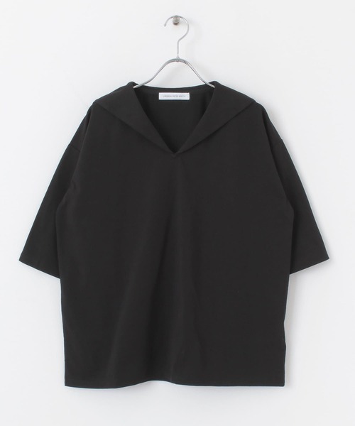 URBAN RESEARCH（アーバンリサーチ）の「セーラーカラーカットソー（Tシャツ/カットソー・レディース・ブラック/オフホワイト/グリーン・FREE）」の15枚目の写真