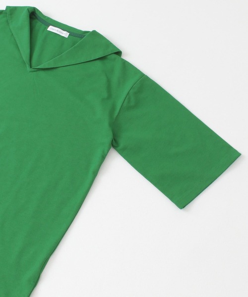 URBAN RESEARCH（アーバンリサーチ）の「セーラーカラーカットソー（Tシャツ/カットソー・レディース・ブラック/オフホワイト/グリーン・FREE）」の6枚目の写真