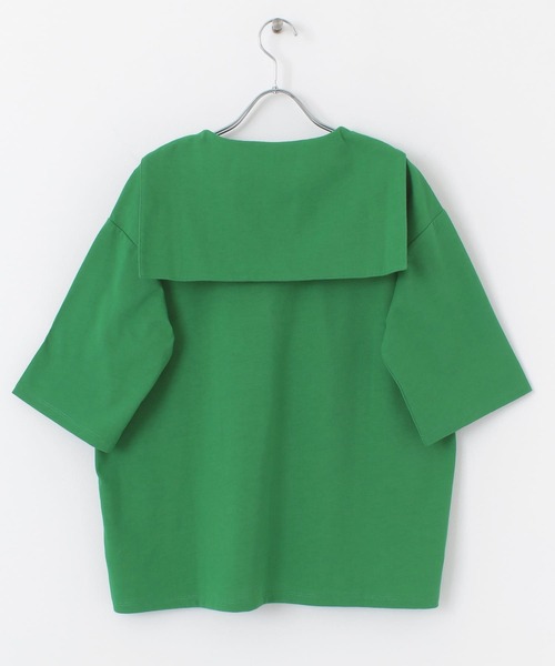 URBAN RESEARCH（アーバンリサーチ）の「セーラーカラーカットソー（Tシャツ/カットソー・レディース・ブラック/オフホワイト/グリーン・FREE）」の18枚目の写真