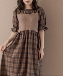 OLIVE des OLIVE | ドッキングニットビスチェワンピース(ワンピース)